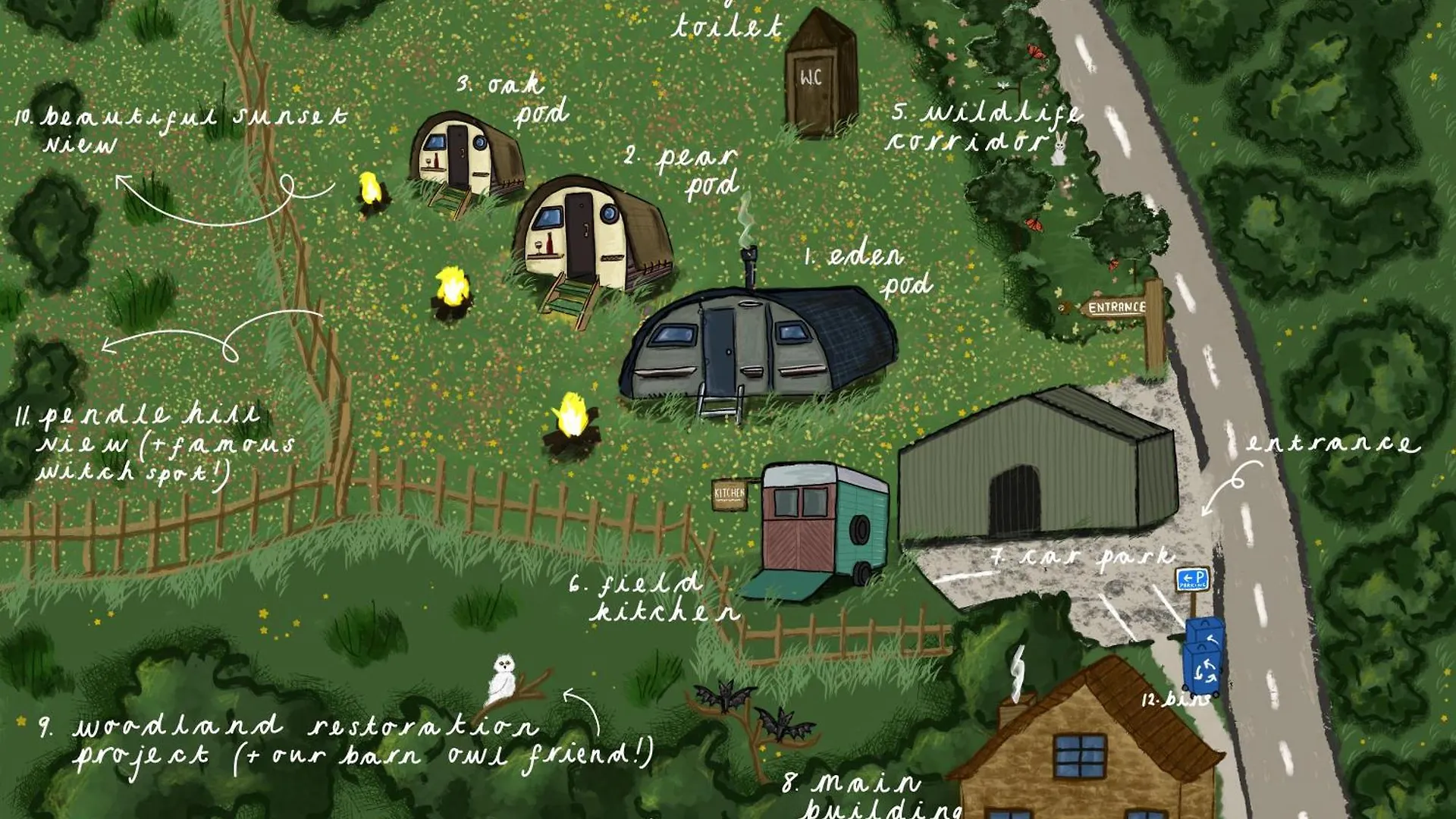 Little Middop Farm Camping Pods Gisburn